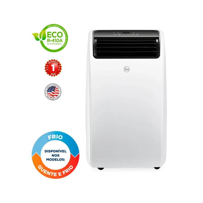 Ar-condicionado portátil Rheem RB1HP12K220 branco com controle remoto
