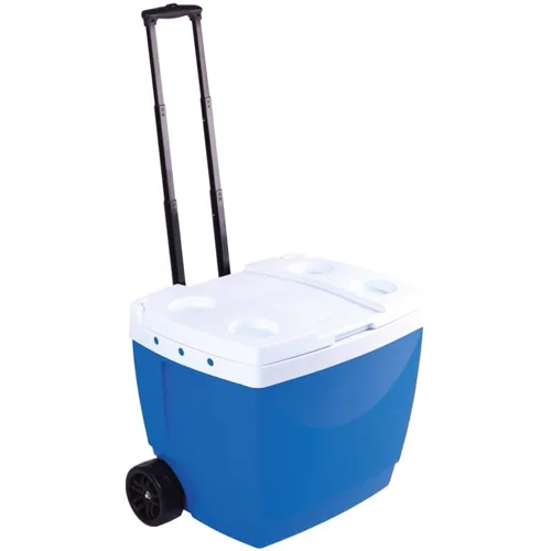 Caixa térmica Mor de 42 litros com rodas na cor azul